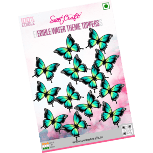 Edible Wafer Butterfly Pre Cuts (Green)