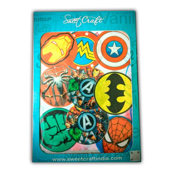 Edible Wafer Paper Avengers Precuts