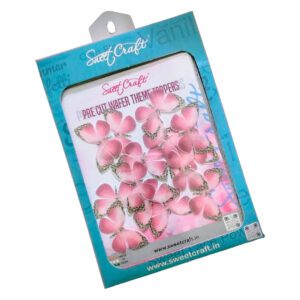 Sweecraft's Edible Pastel Glitter Butterfly (Pink)