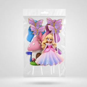 Premium Fairytale Theme Paper Cake Toppers (Ready to Use)