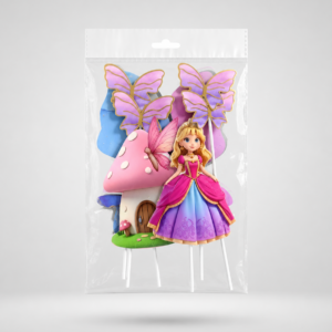 Premium Fairytale Theme Paper Cake Toppers (Ready to Use)