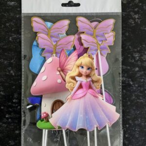 Premium Fairytale Theme Paper Cake Toppers (Ready to Use)