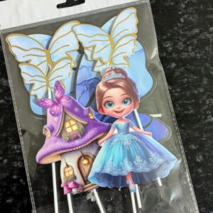 Premium Fairytale Theme Paper Cake Toppers (Ready to Use)