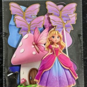 Premium Fairytale Theme Paper Cake Toppers (Ready to Use)