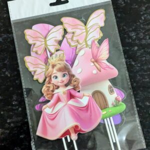 Premium Fairytale Theme Paper Cake Toppers (Ready to Use)