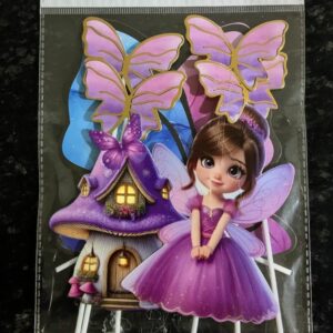 Premium Fairytale Theme Paper Cake Toppers (Ready to Use)