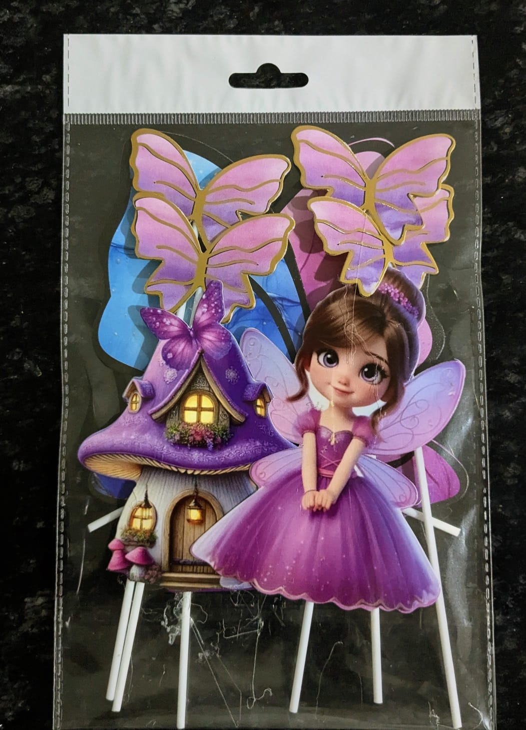 Premium Fairytale Theme Paper Cake Toppers (Ready to Use)