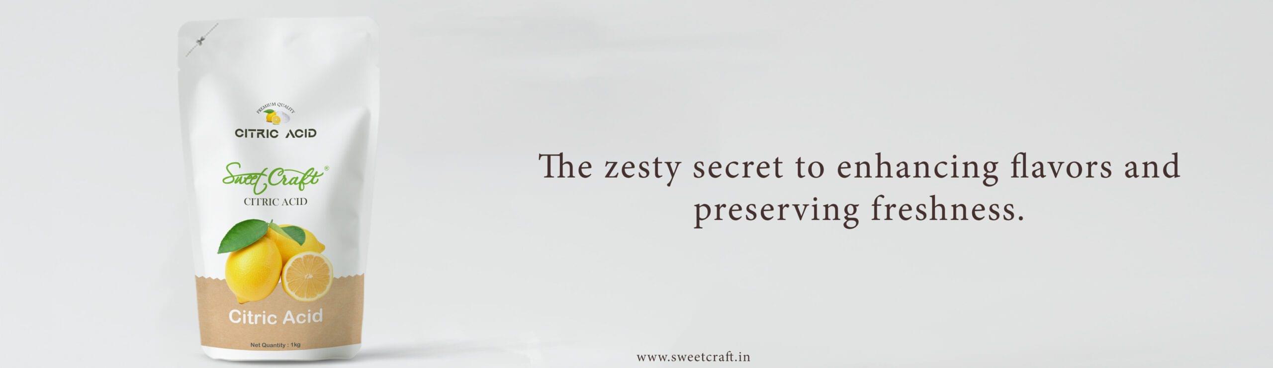 Citric acid landscape